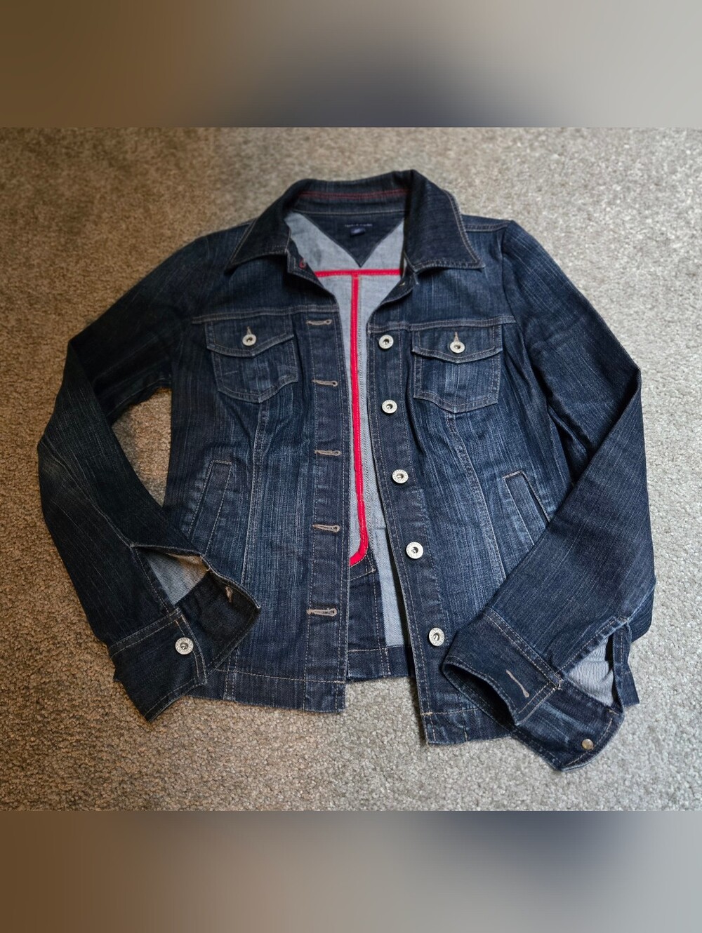 Tommy Hilfiger Dark Indigo Denim Jacket S